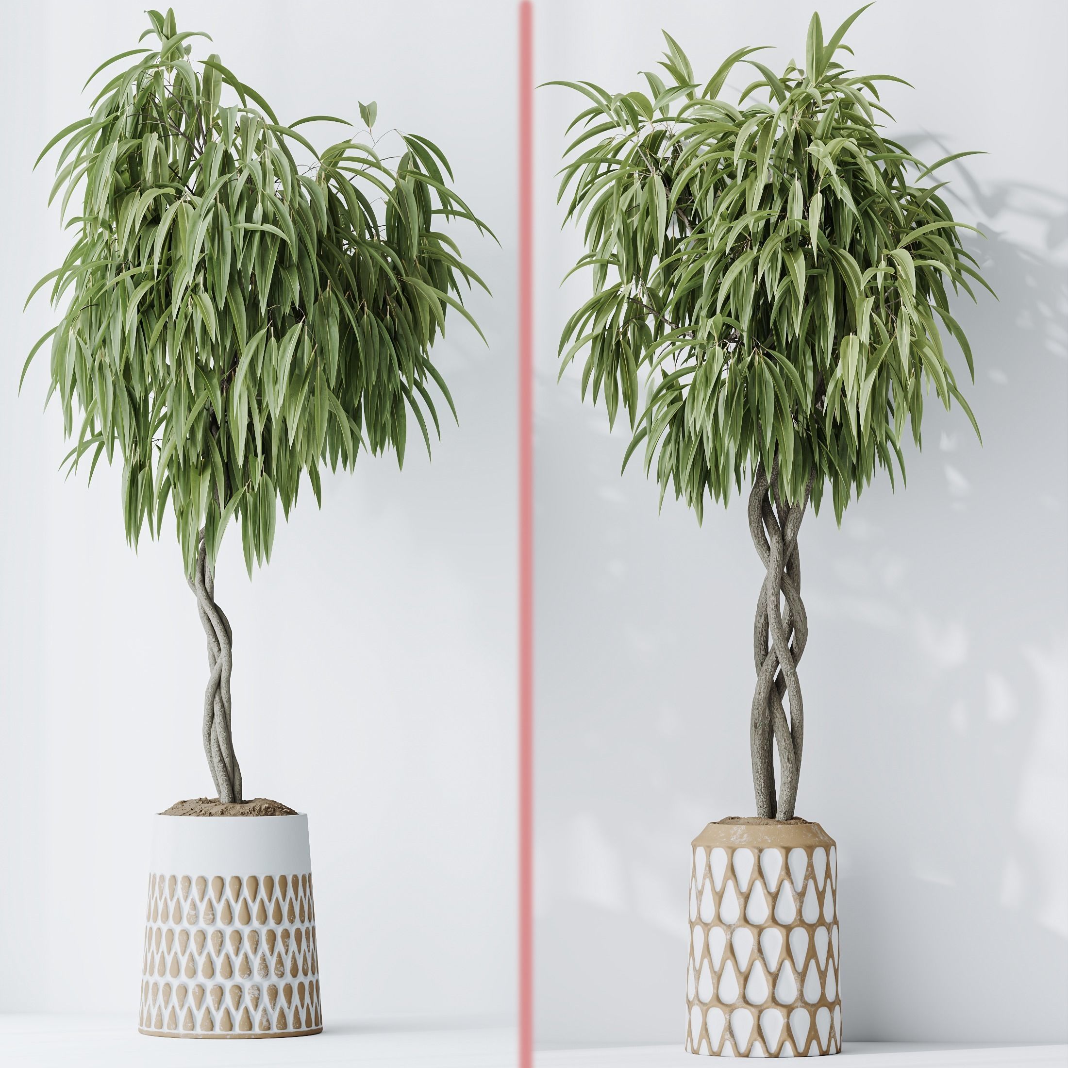 12 Different SETS of Plant Indoor SET VOL148 3D Model Collection_17