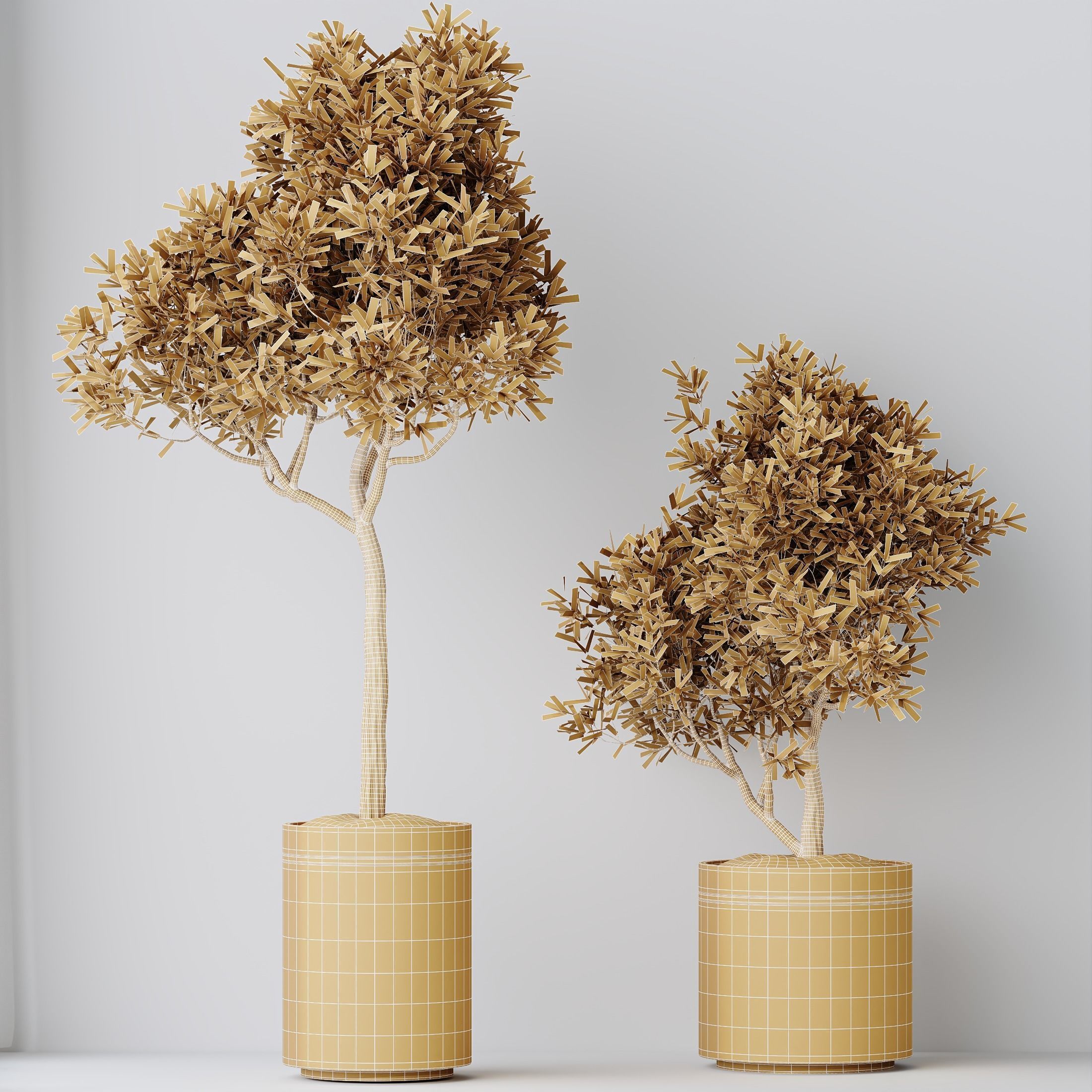 12 Different SETS of Plant Indoor SET VOL148 3D Model Collection_37