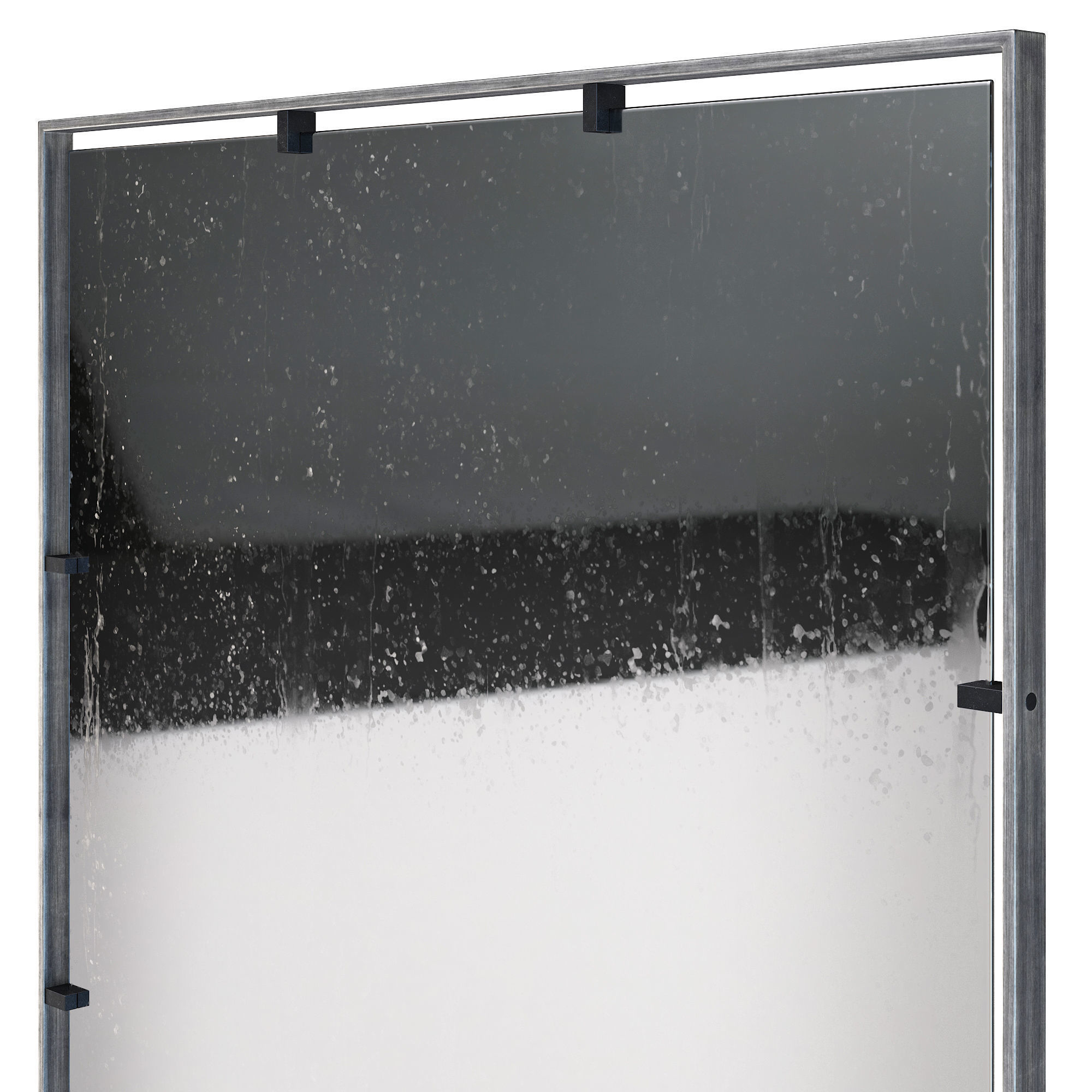 Niccolo Floating Floor Mirror 3D model_2