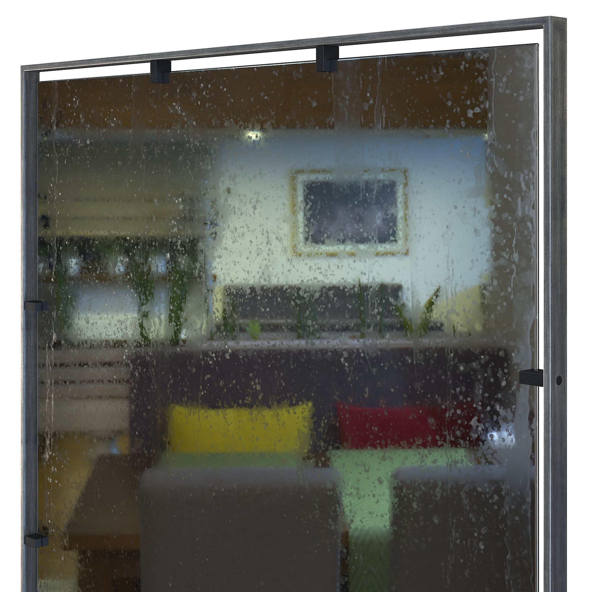 Niccolo Floating Floor Mirror 3D model_4