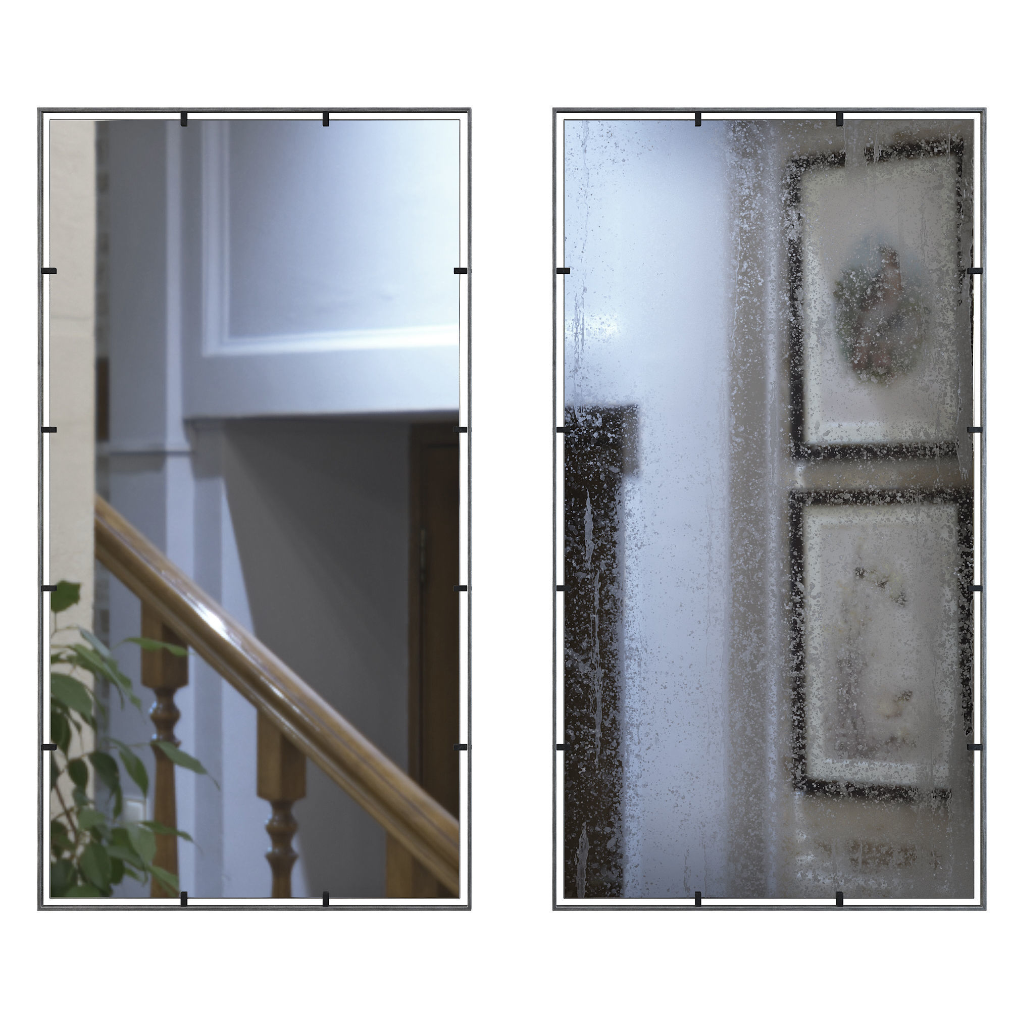 Niccolo Floating Floor Mirror 3D model_3