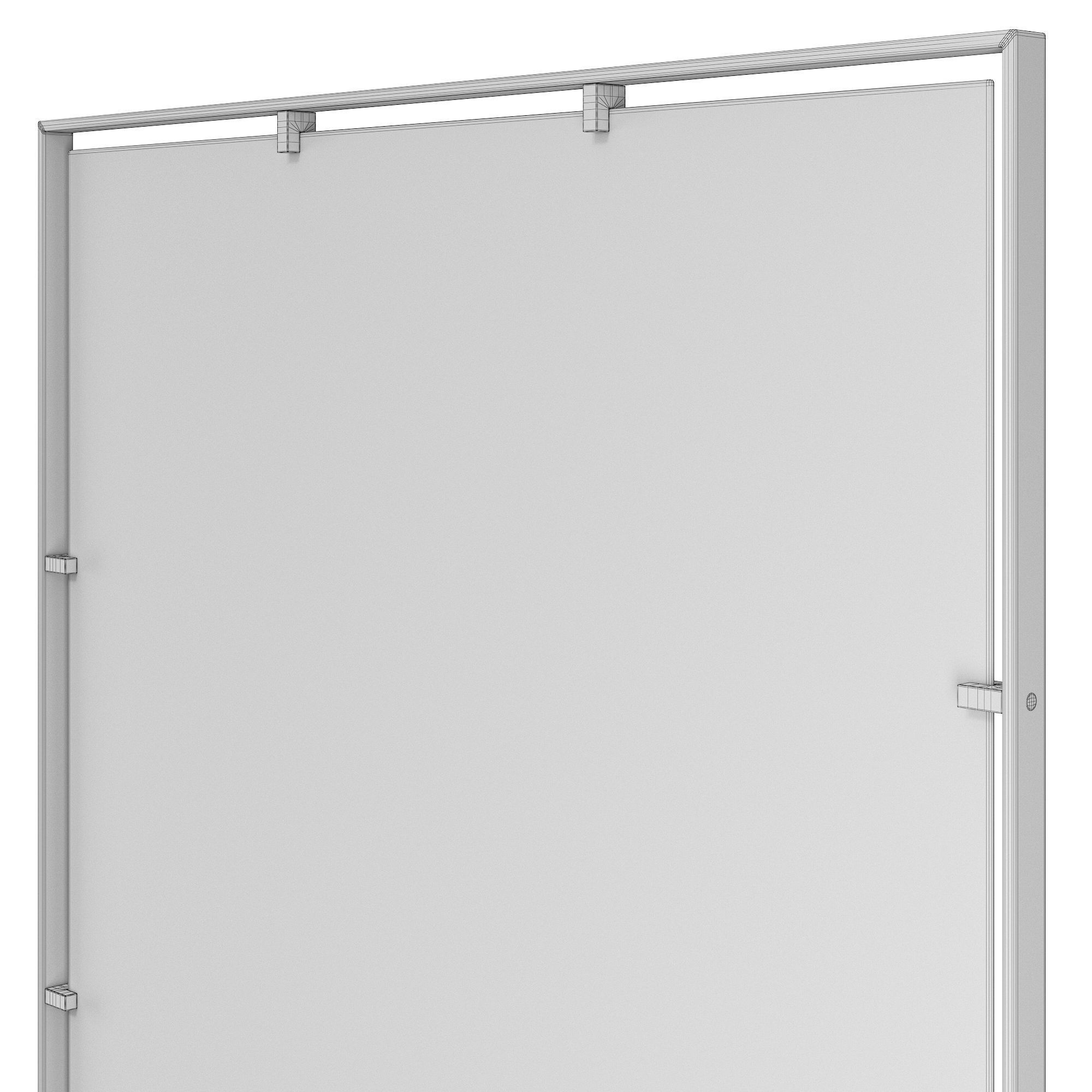 Niccolo Floating Floor Mirror 3D model_5