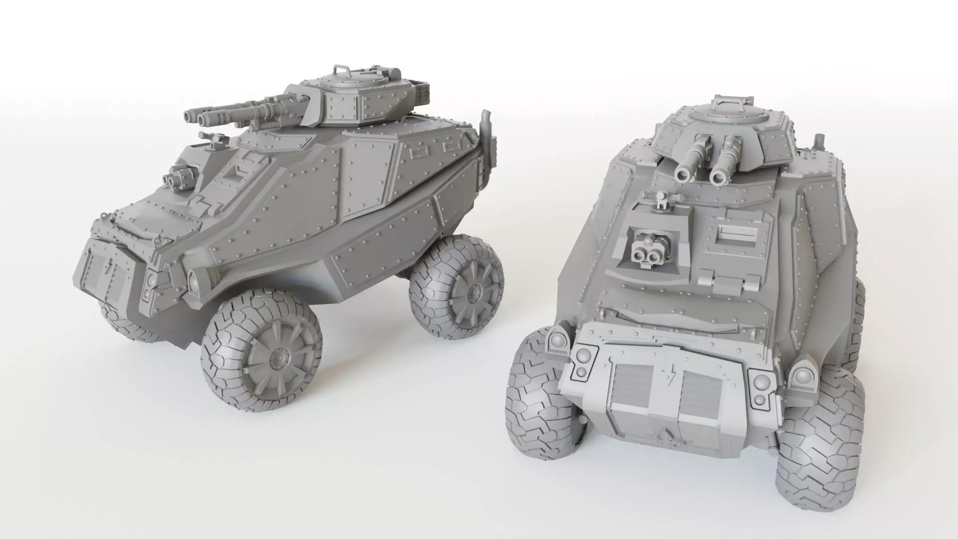 Sci fi Gothic Storm Vehicle 3D print model_0
