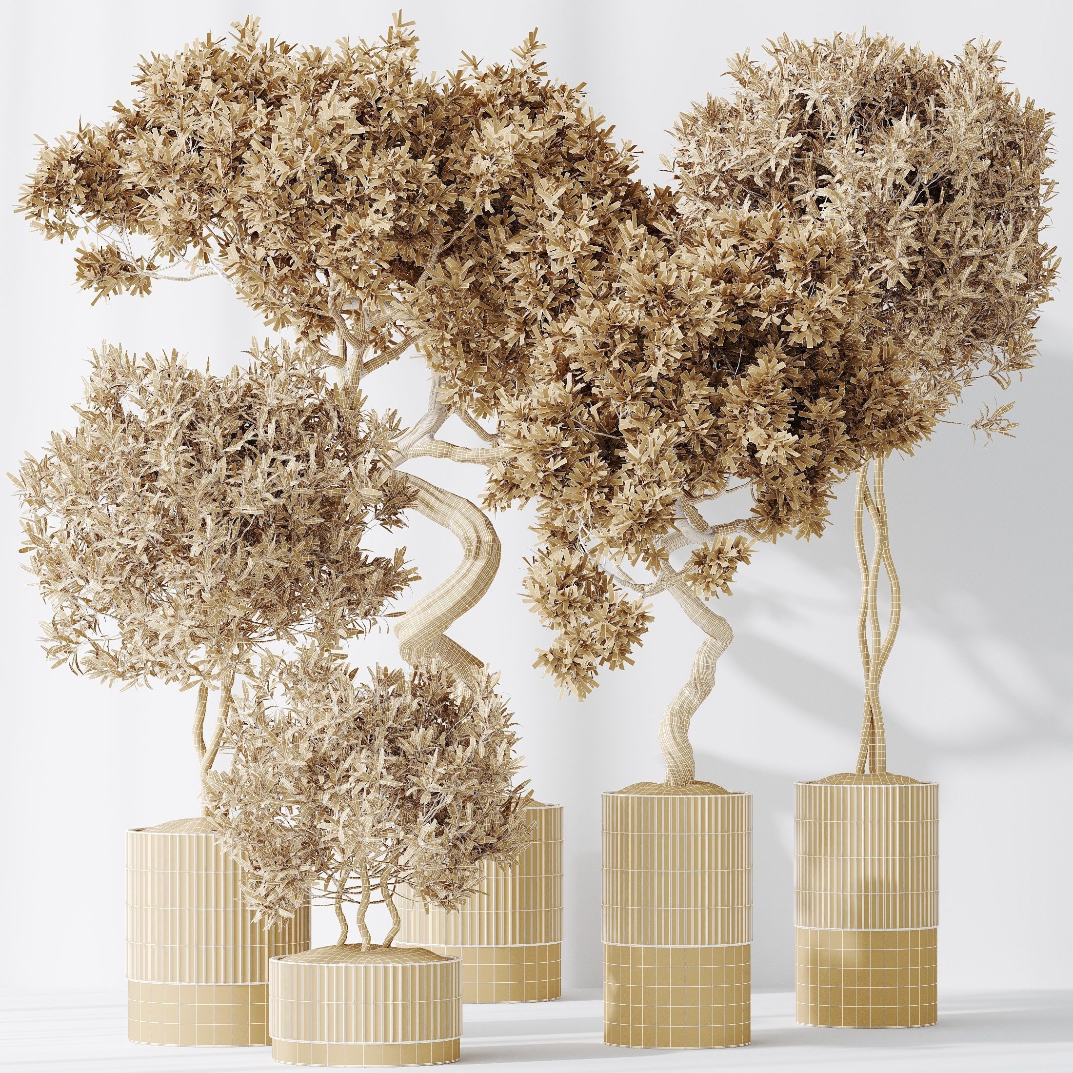 12 Different SETS of Plant Indoor SET VOL149 3D Model Collection_52