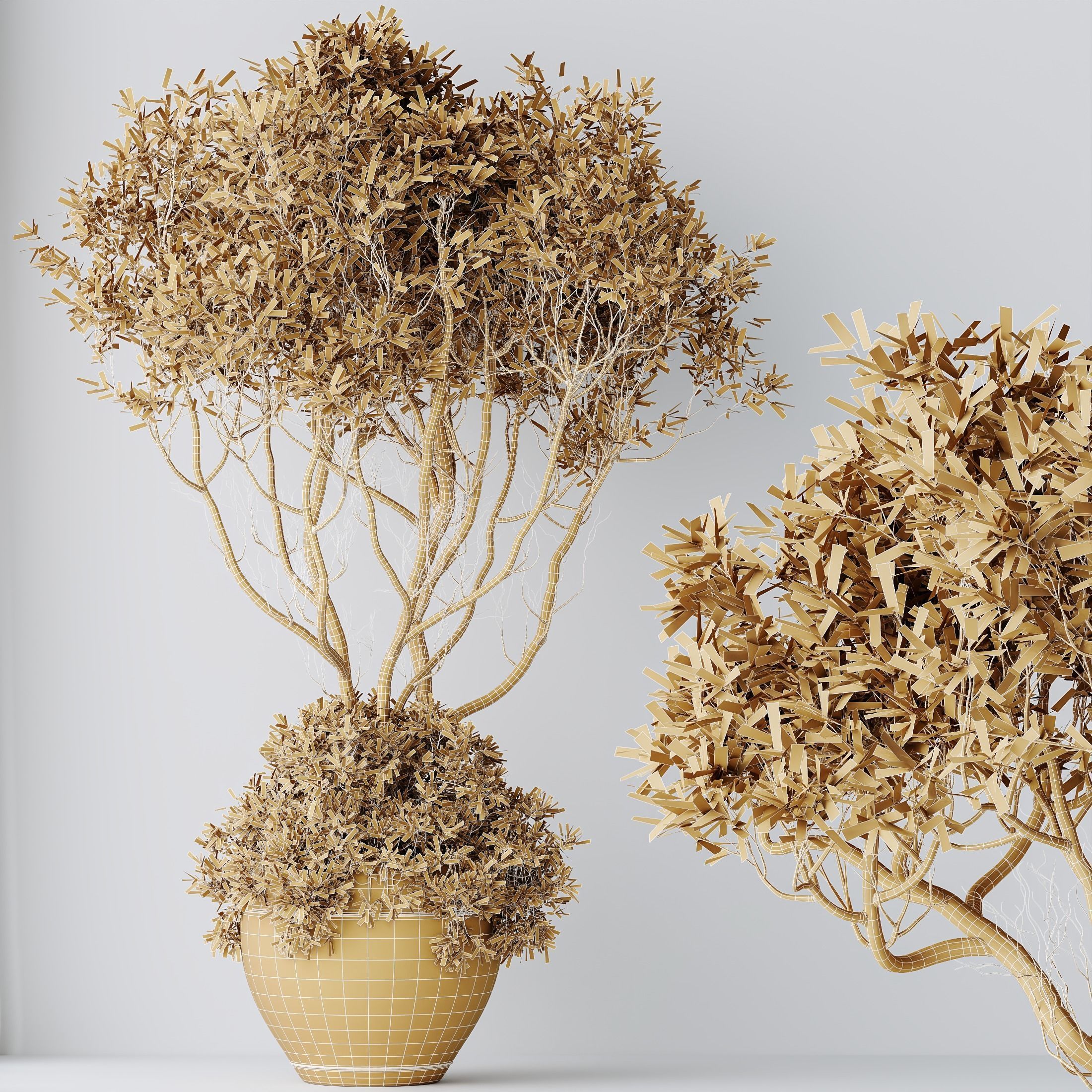 12 Different SETS of Plant Indoor SET VOL149 3D Model Collection_45