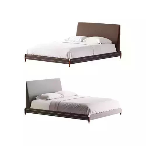 TIBURON MINK UPHOLSTERED QUEEN BEDl