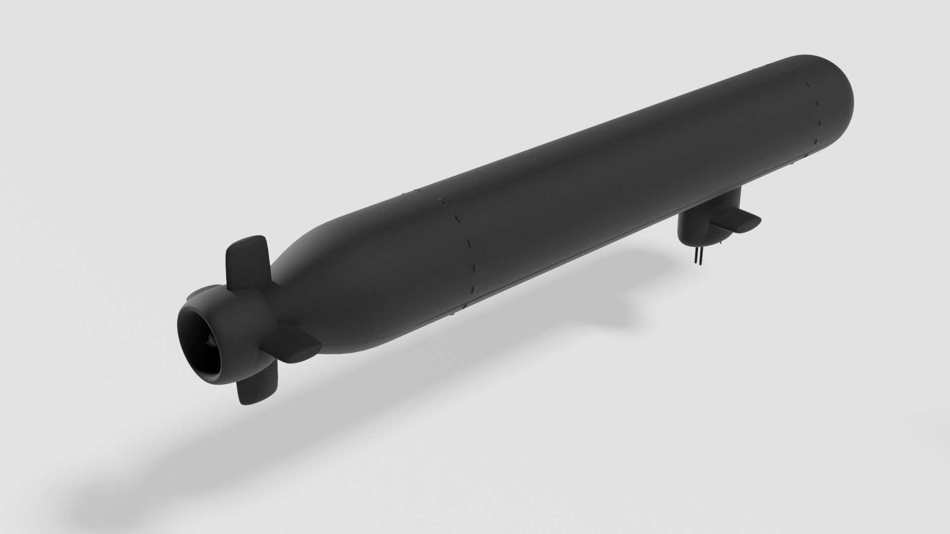 Submarine 3D print model_4