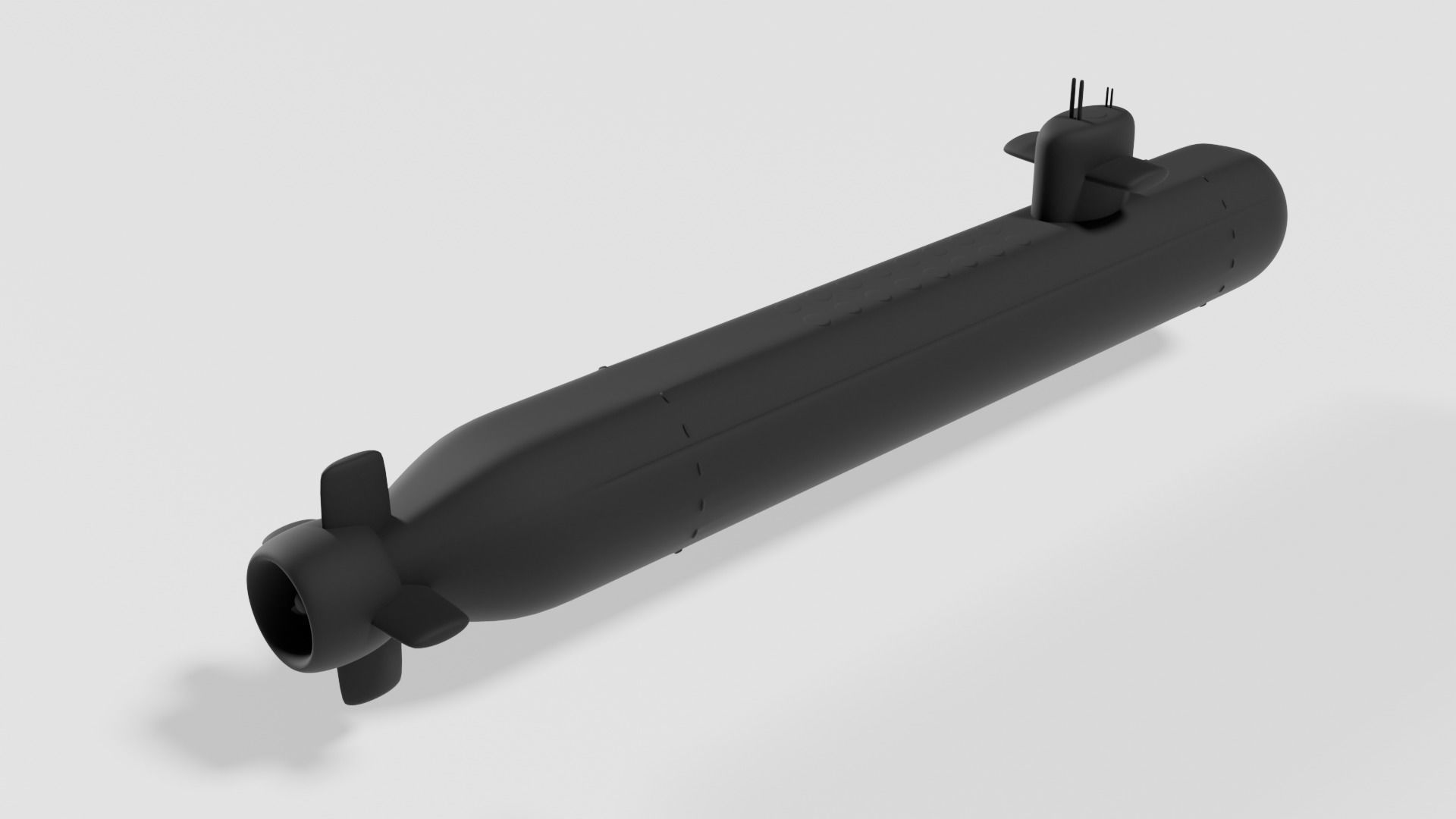 Submarine 3D print model_5