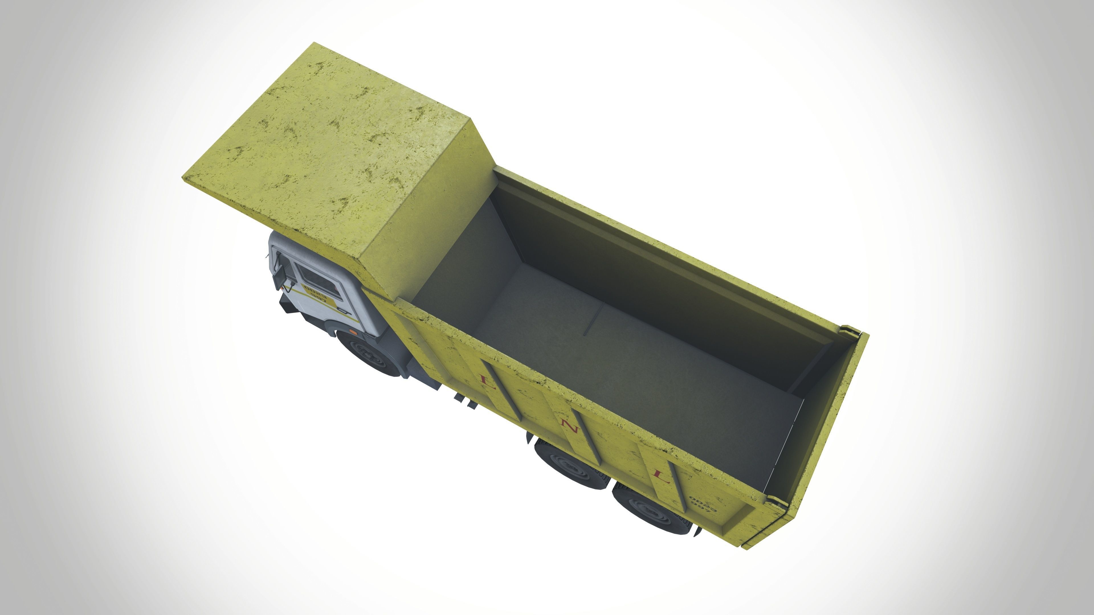 Mining 16 Tyre Truck Tata Signa 4825 Tipper 3D model_5