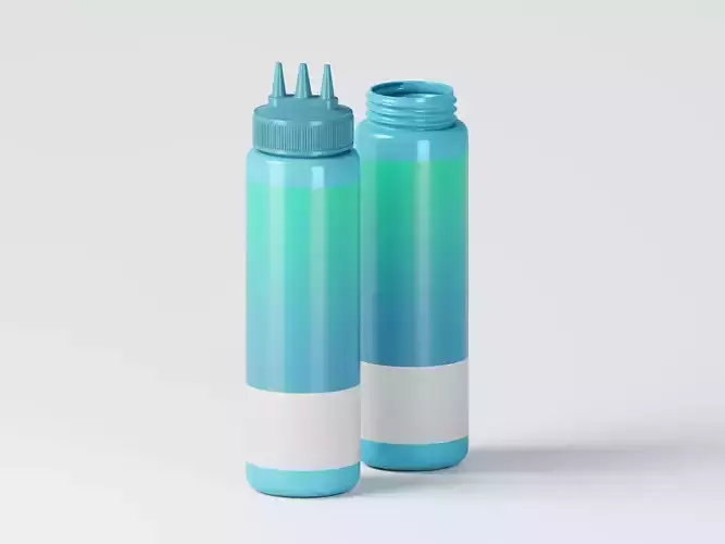 Cosmetic Product Bottle 3D Model