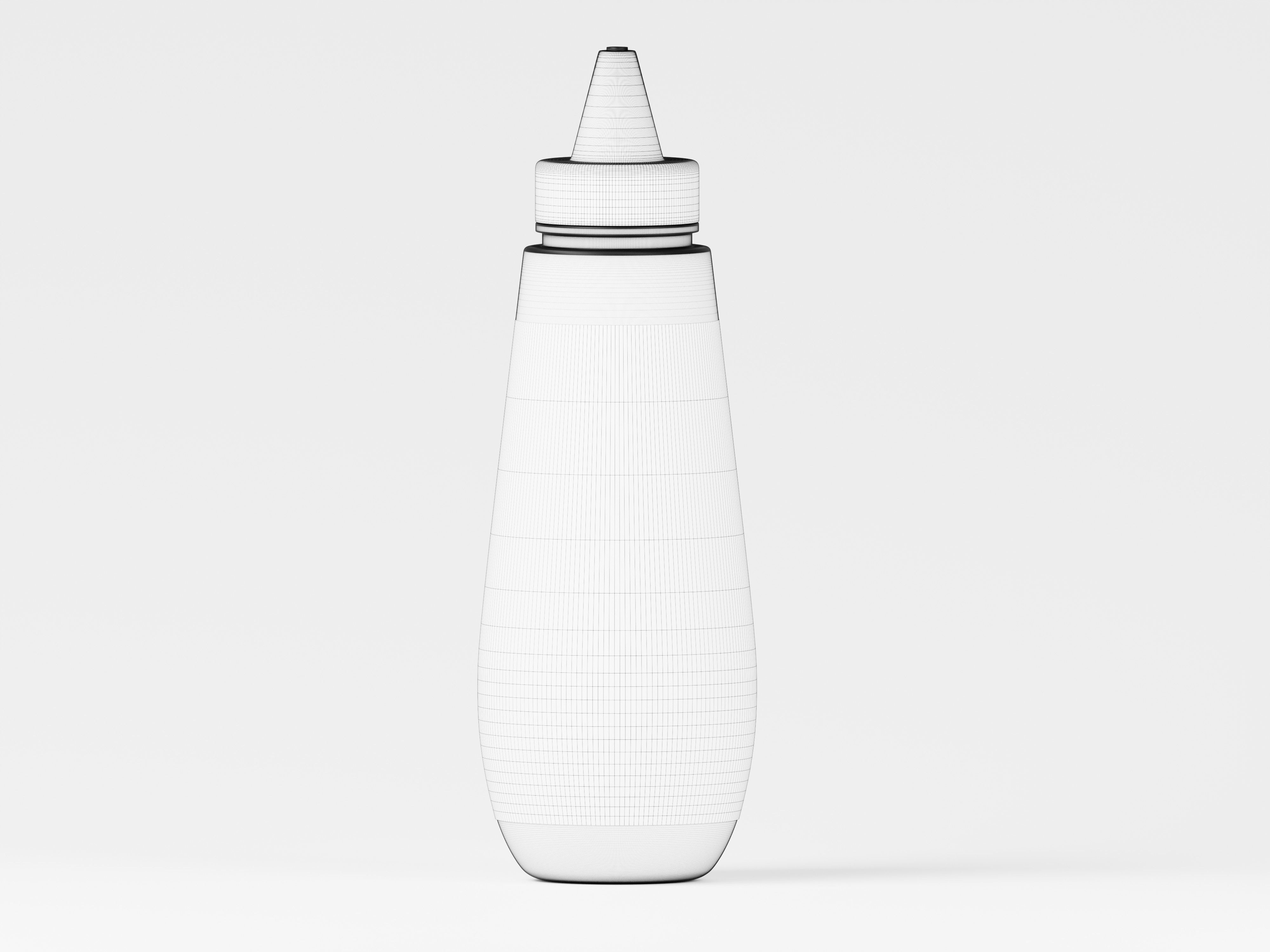 Ketchup Bottle 3D Model Low-poly 3D model_16