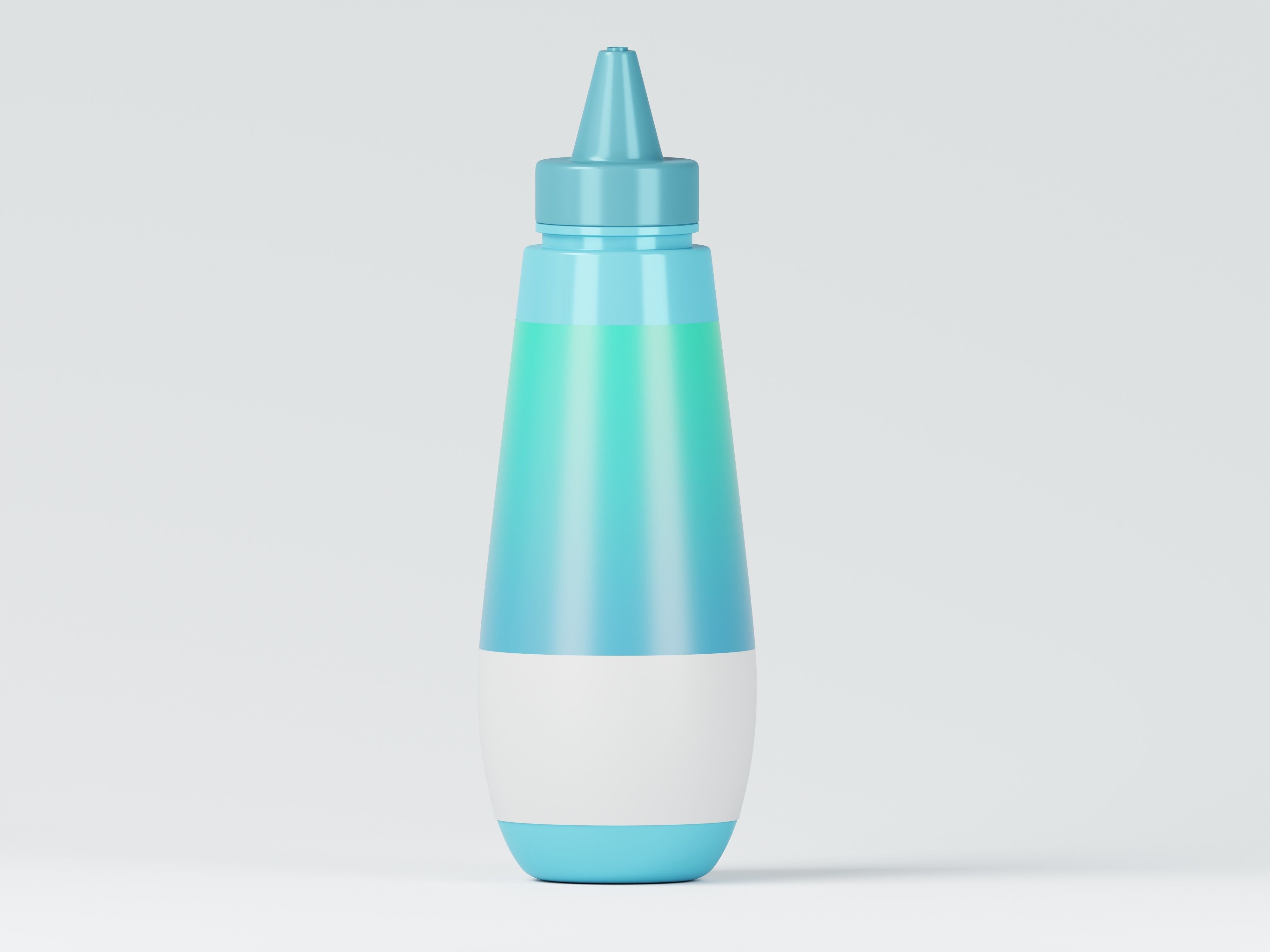 Ketchup Bottle 3D Model Low-poly 3D model_1