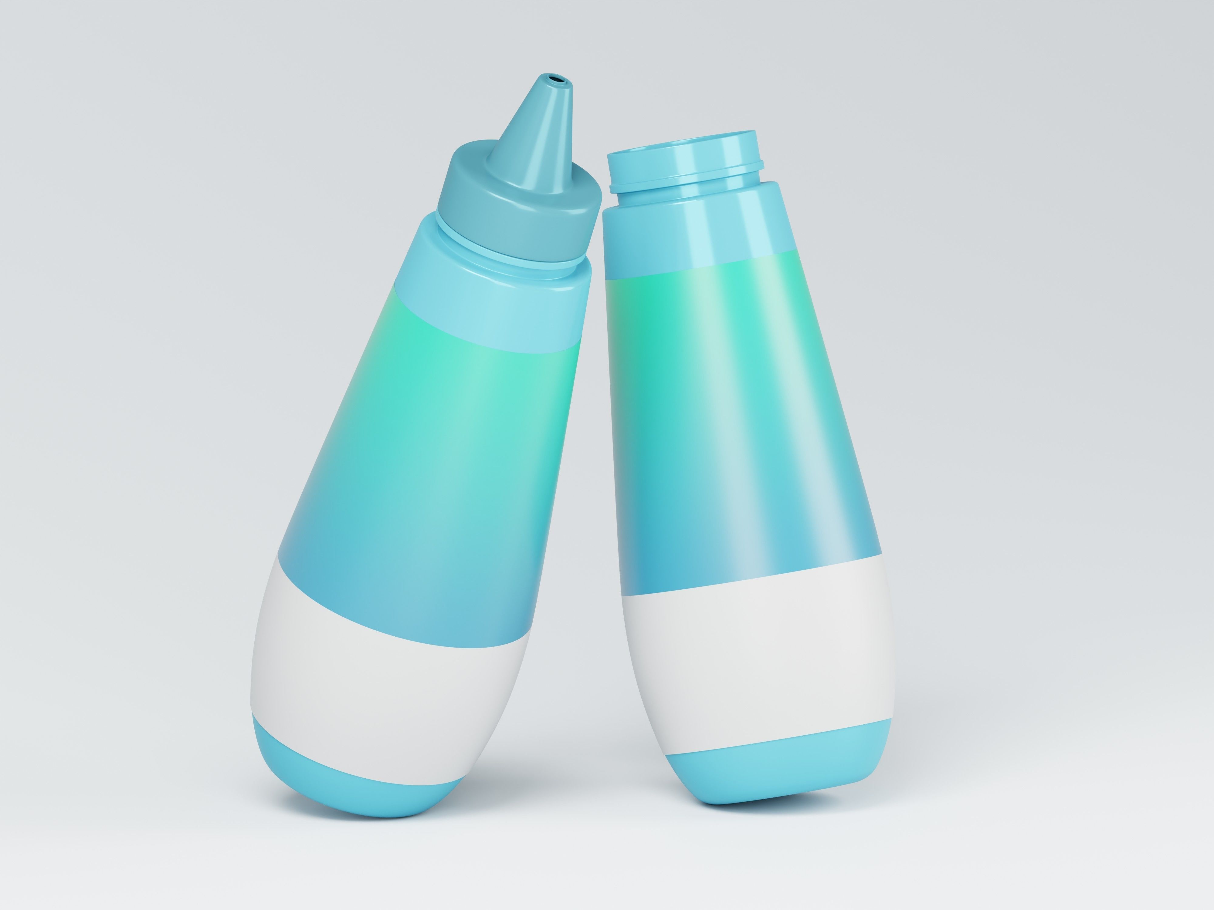 Ketchup Bottle 3D Model Low-poly 3D model_13