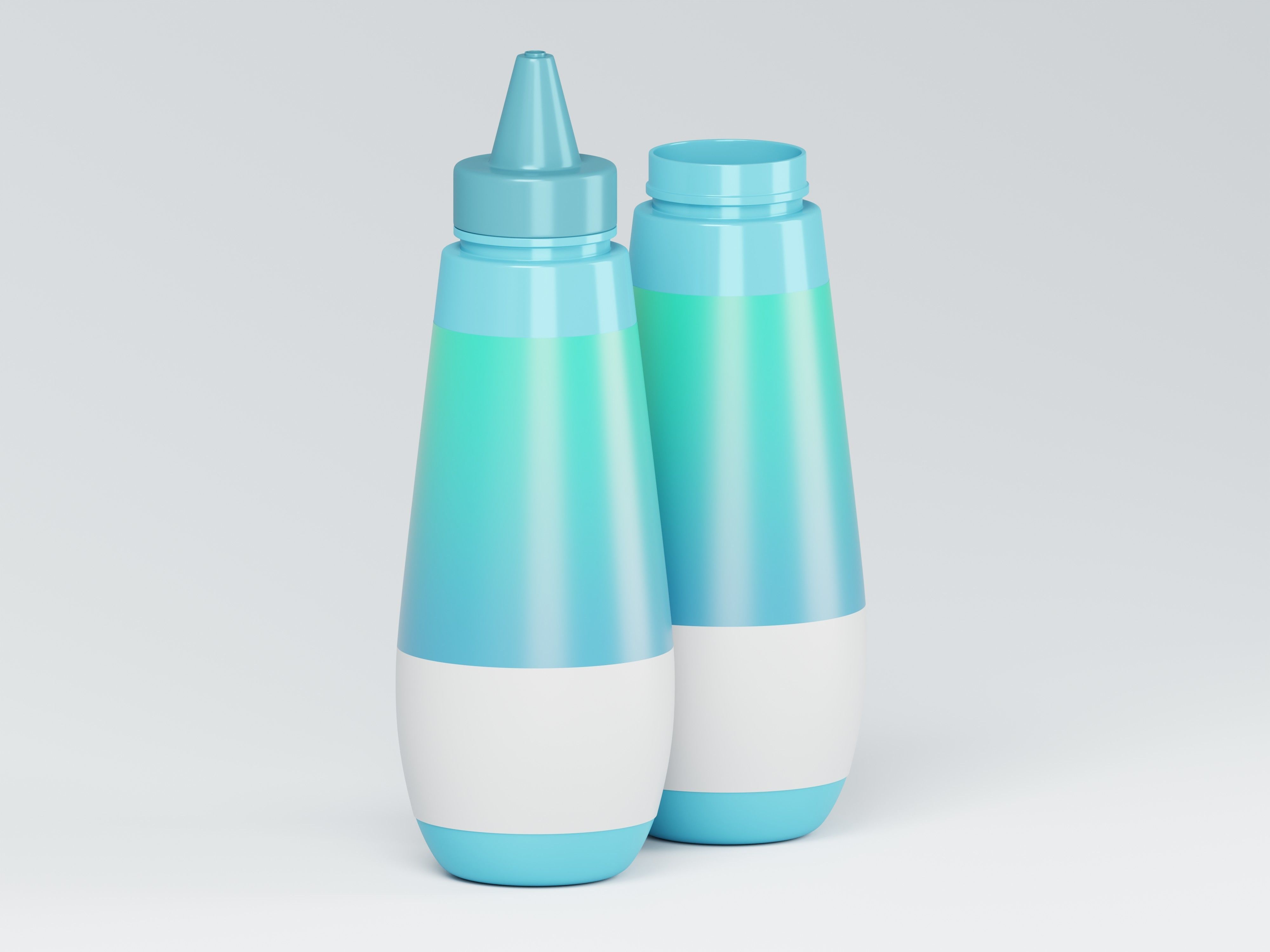 Ketchup Bottle 3D Model Low-poly 3D model_17