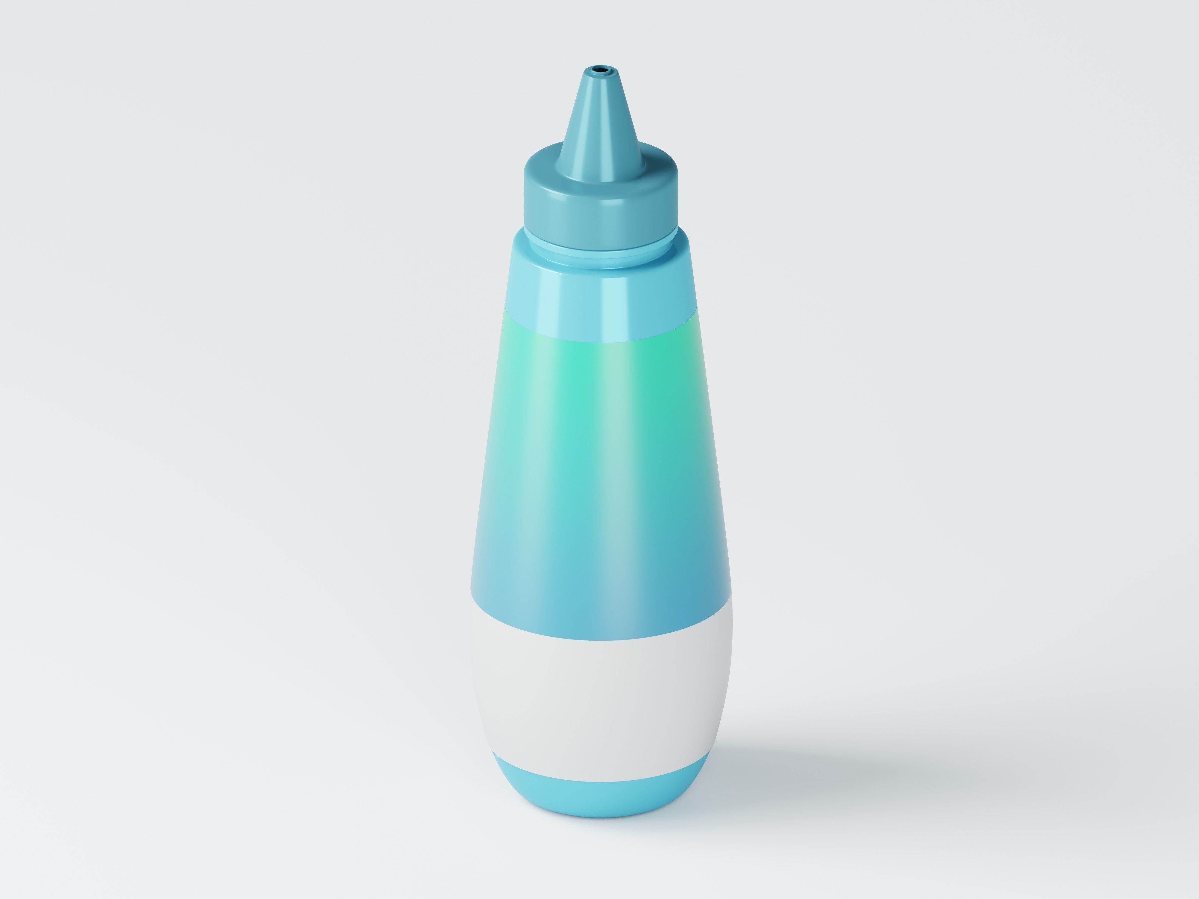 Ketchup Bottle 3D Model Low-poly 3D model_8