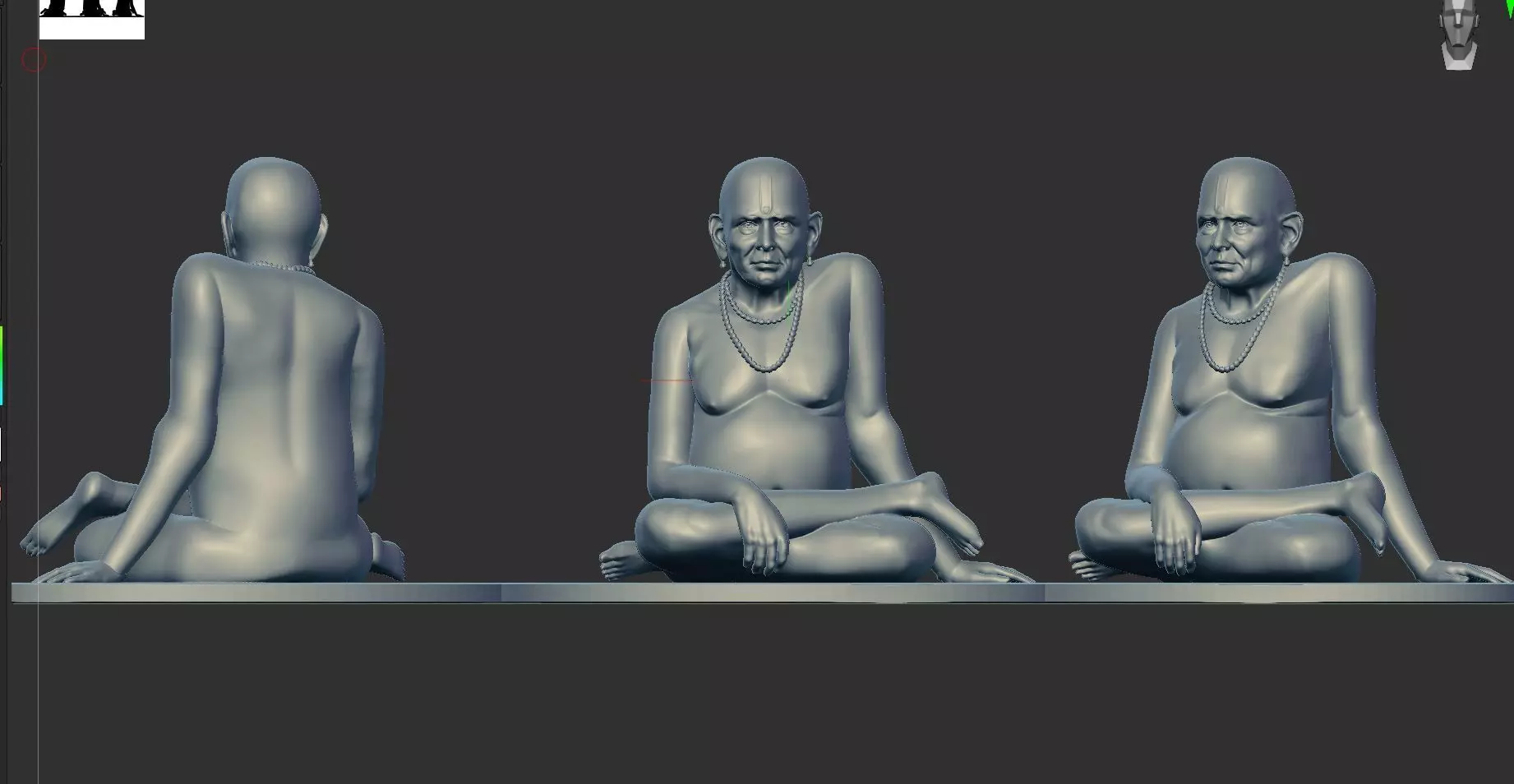 Swami Samarth 3D print model_0