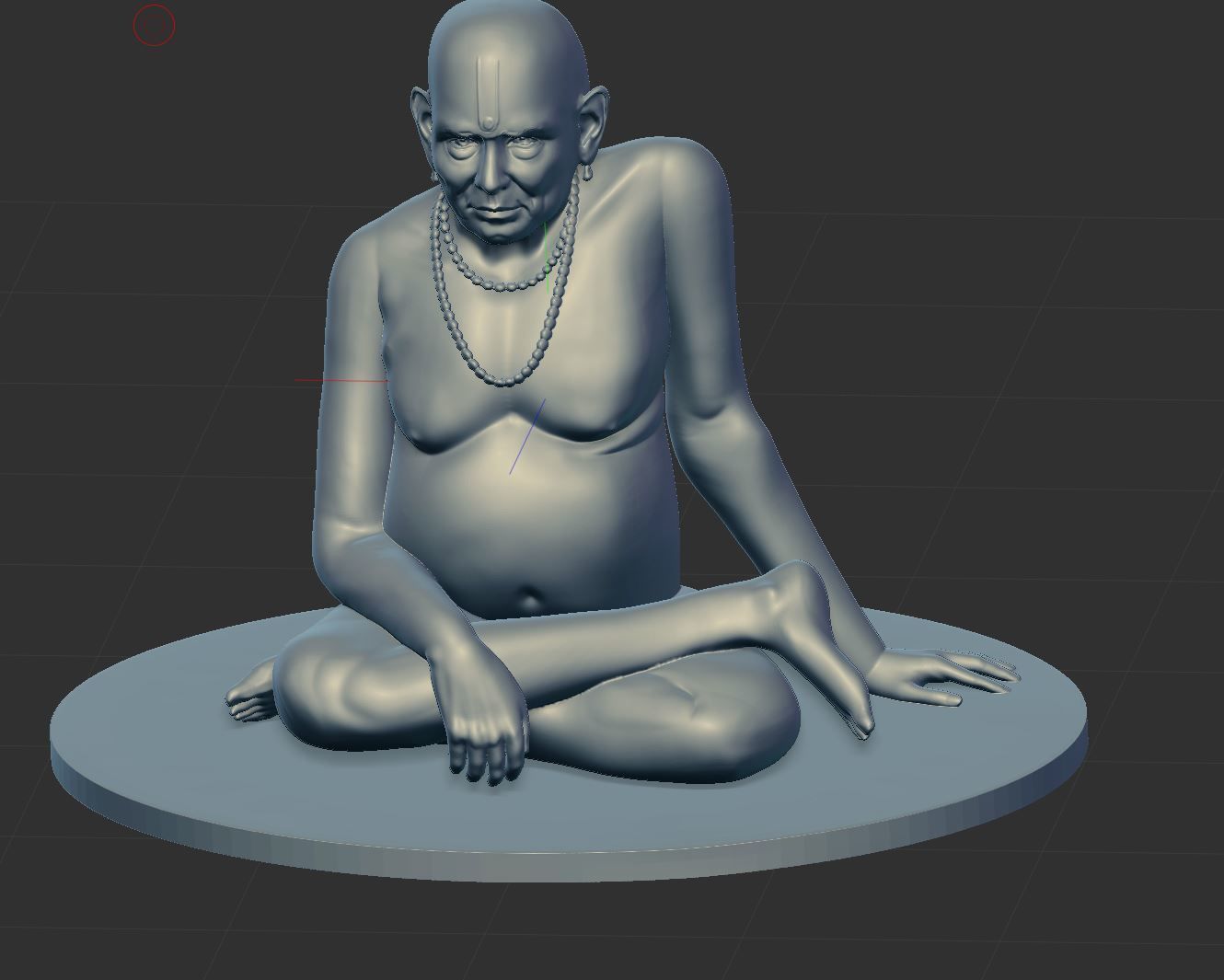 Swami Samarth 3D print model_7