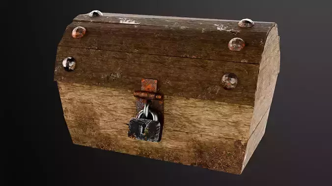 Wooden chest Game Assets item5
