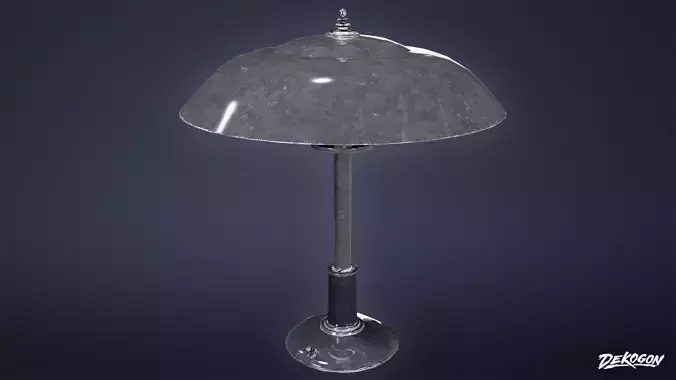 ART DECO - Lamp 01 - LOW POLY