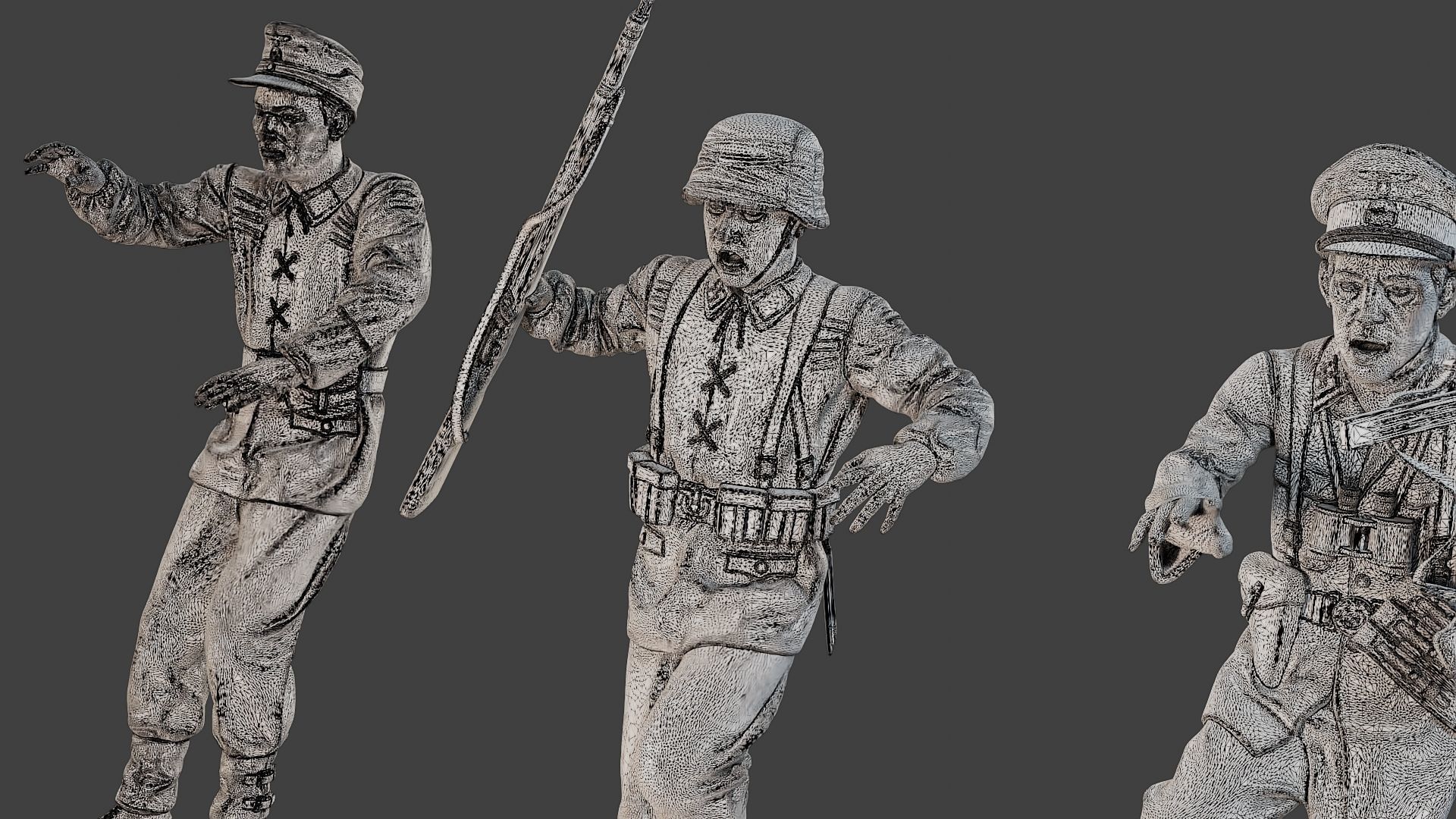 German SS Pack ww2 GSSP1 3D print model_11