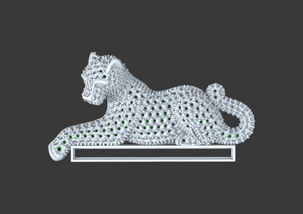 brooch 3D print model_5