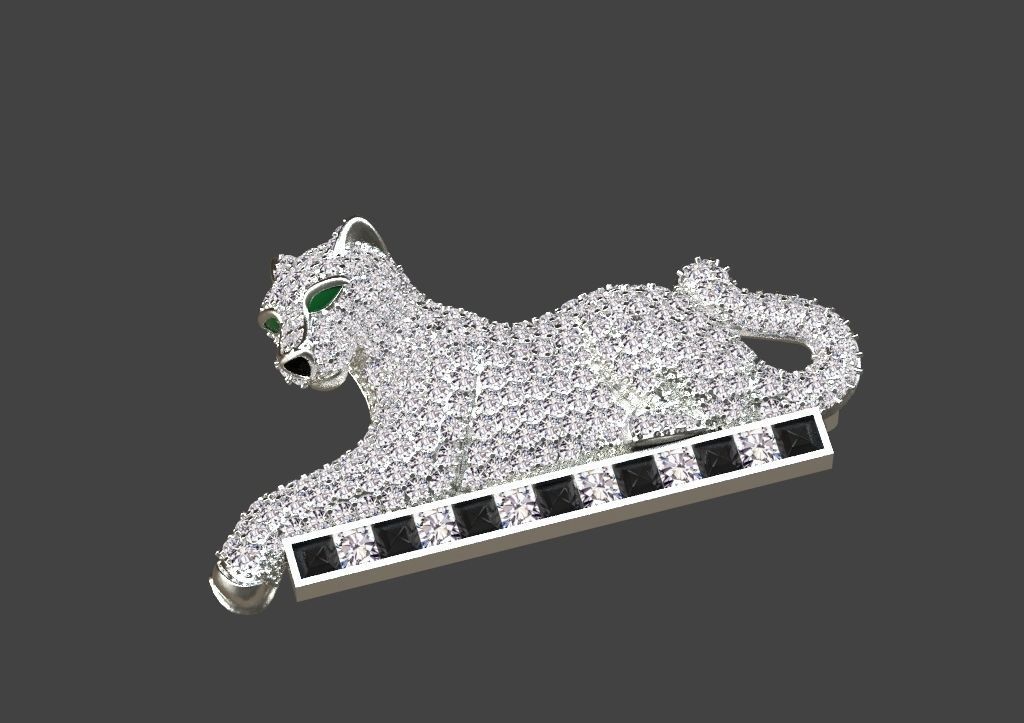 brooch 3D print model_26