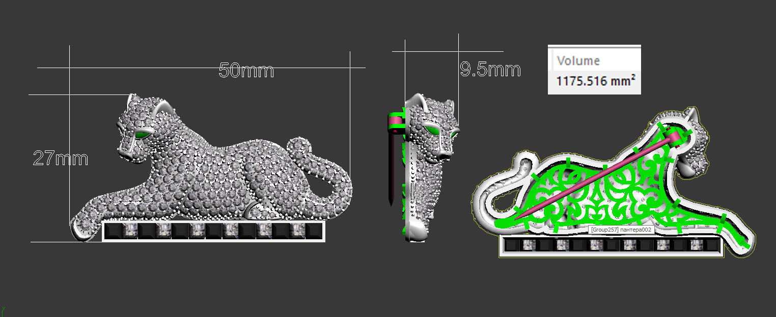 brooch 3D print model_24