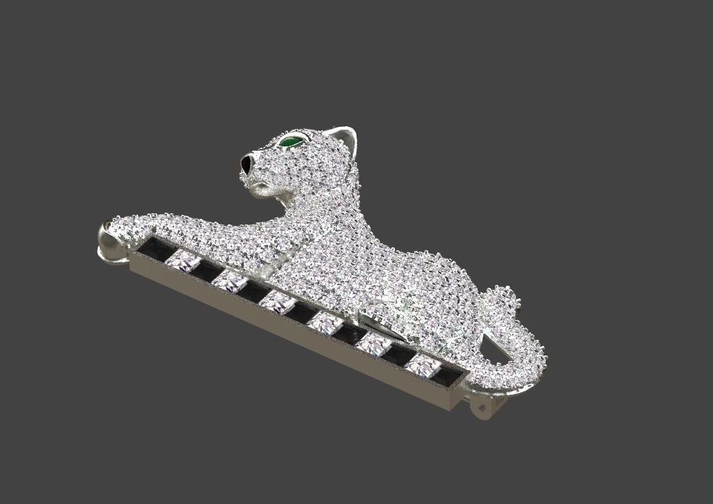 brooch 3D print model_25