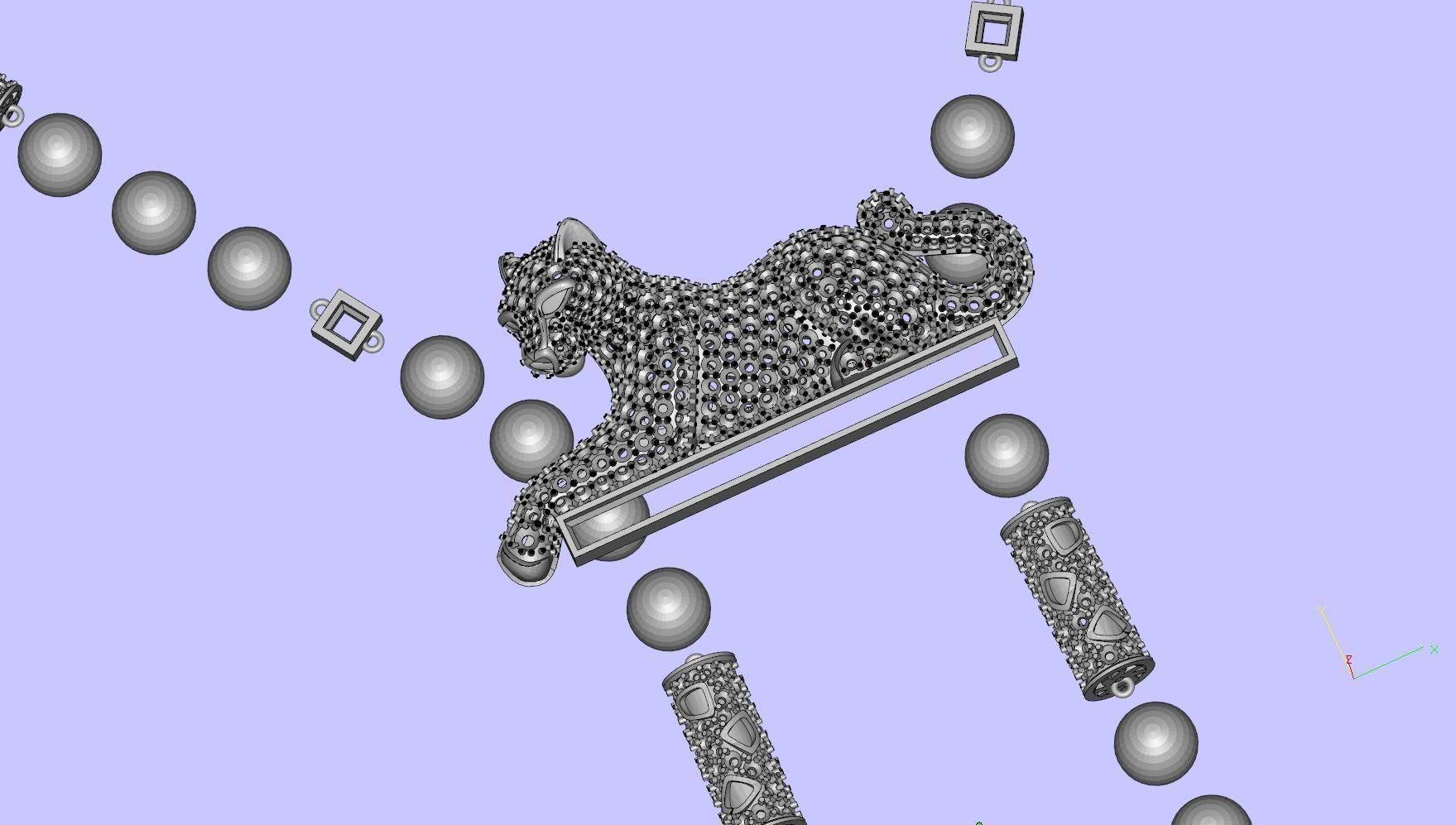 necklace 3D print model_13