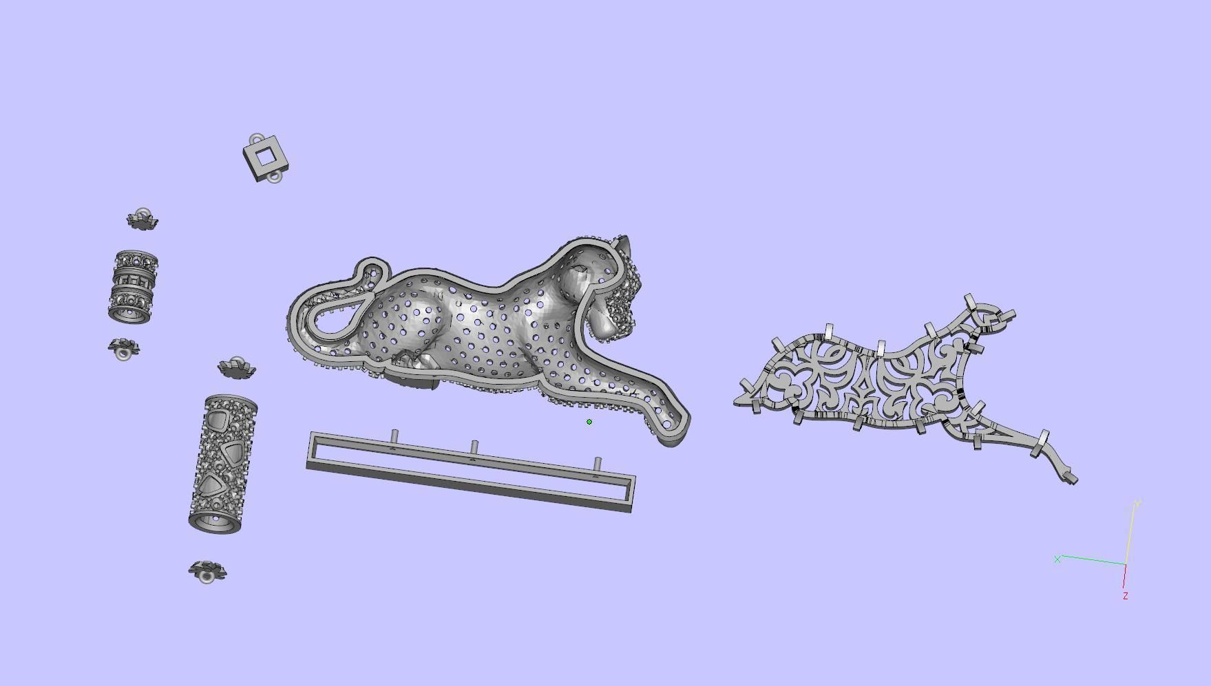 necklace 3D print model_21