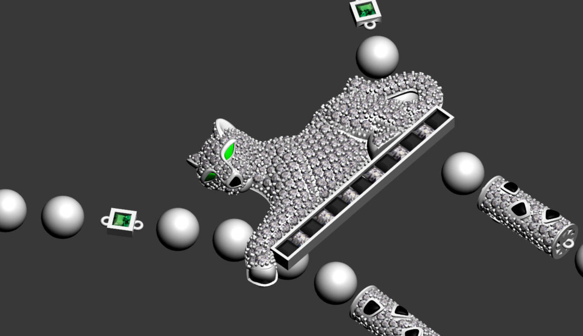 necklace 3D print model_9