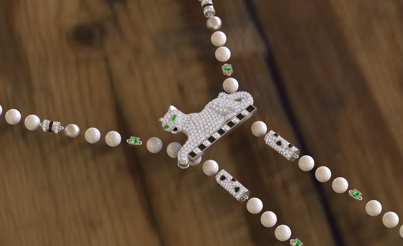 necklace 3D print model_15