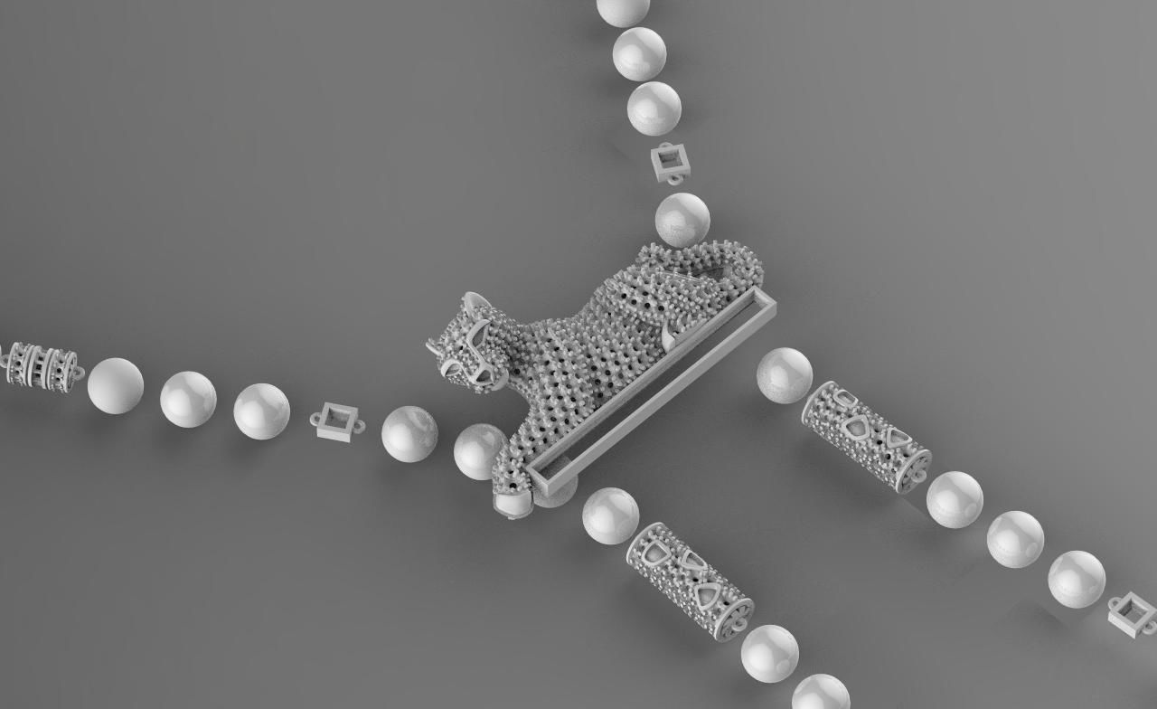 necklace 3D print model_5