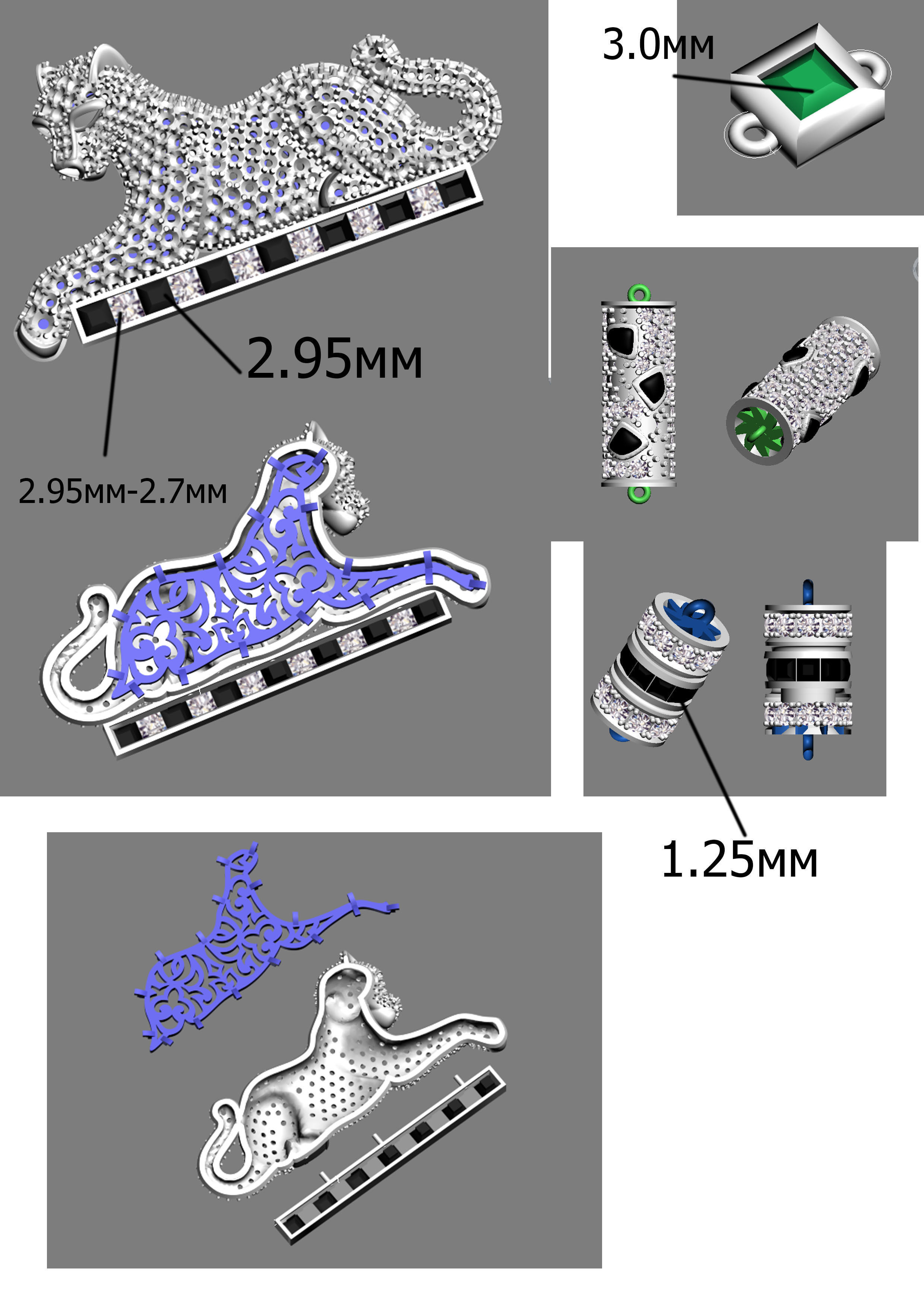 necklace 3D print model_10