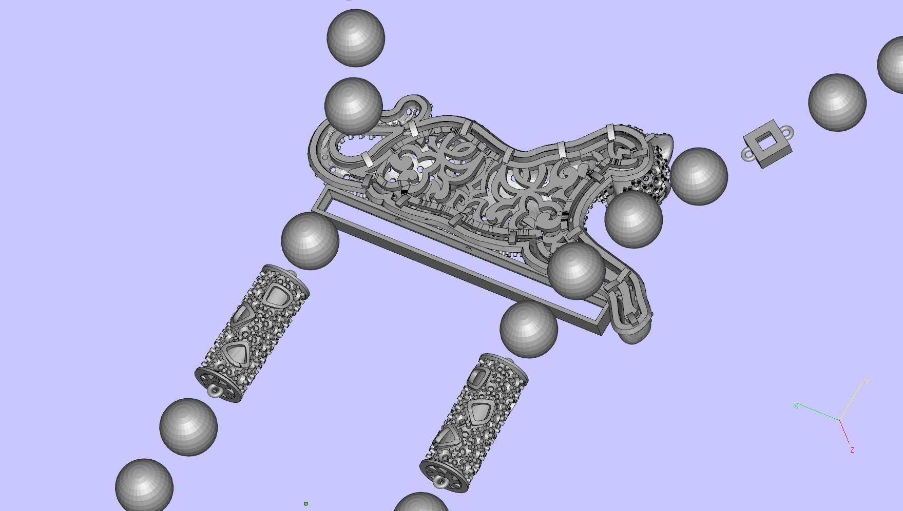 necklace 3D print model_19