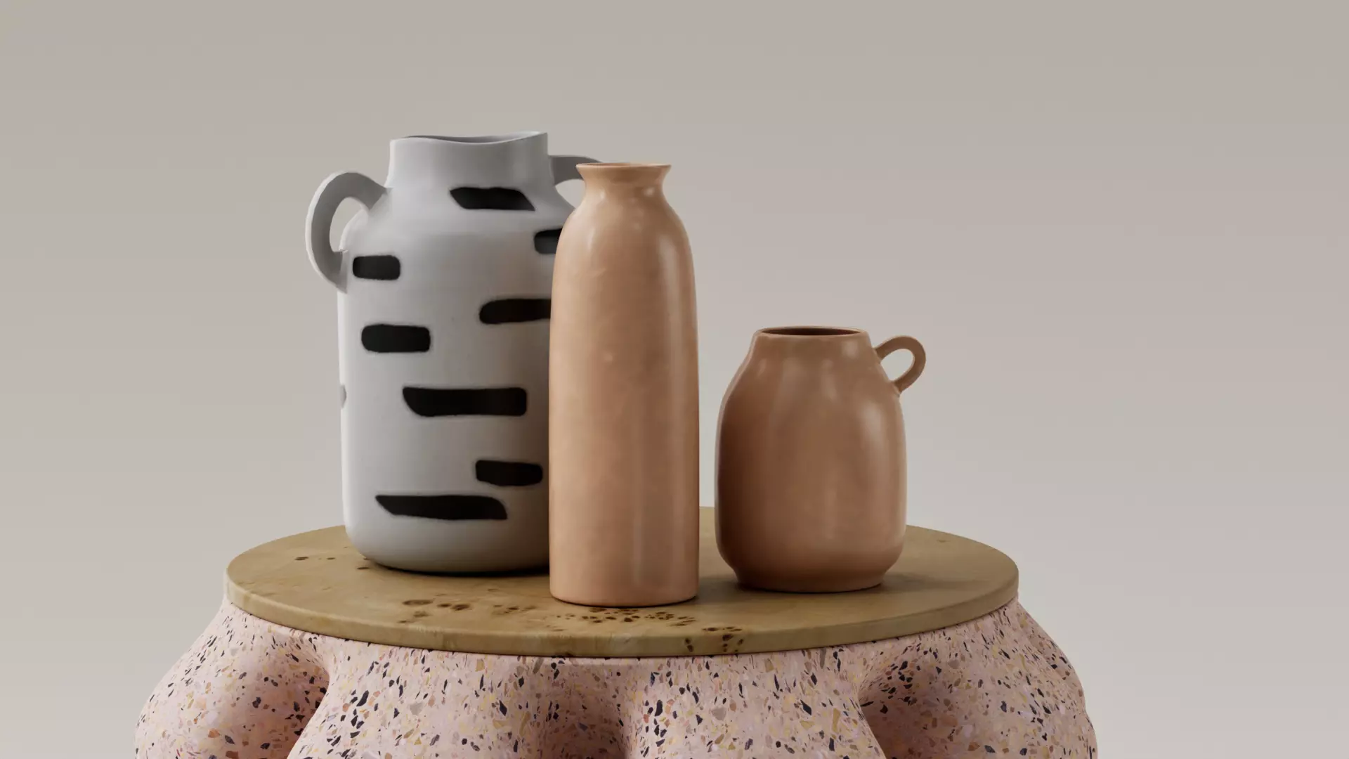 Set jarrones decorativos - floreros - vasos 3D print model