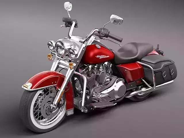 Harley Davidson Road King Classic 2011 3D Model