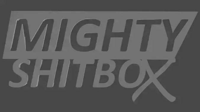 Car Badge - Mighty Shitbox