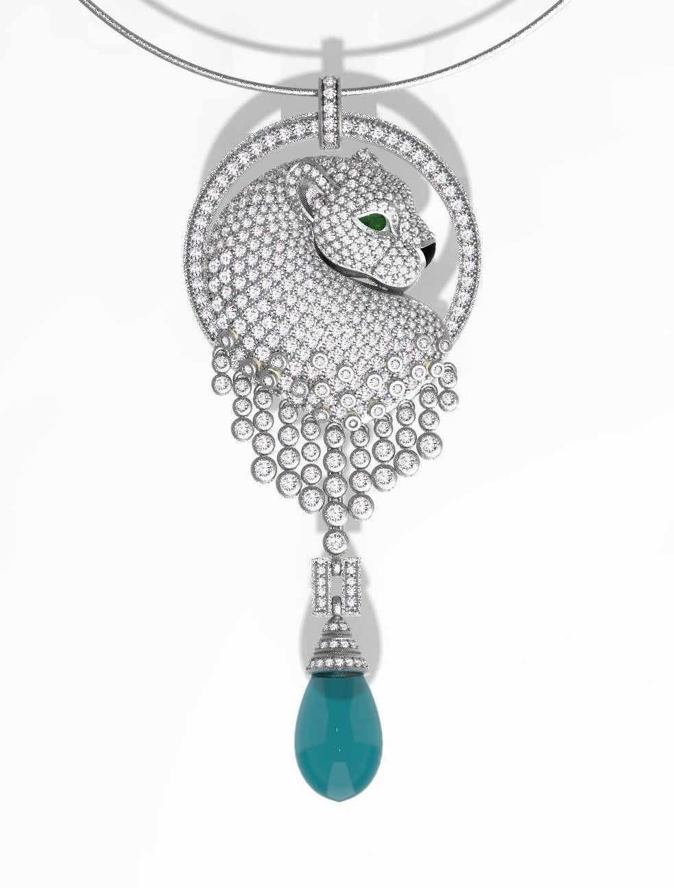 ring gold 3D print model_24