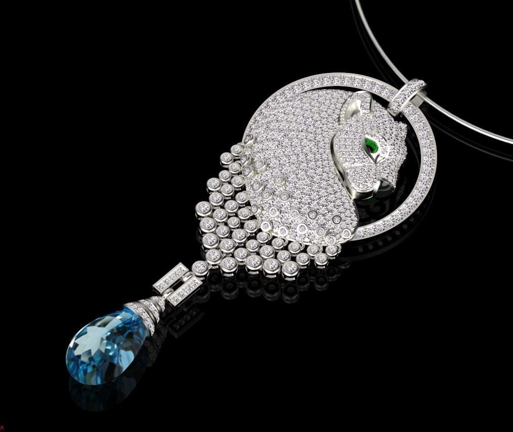 ring gold 3D print model_18