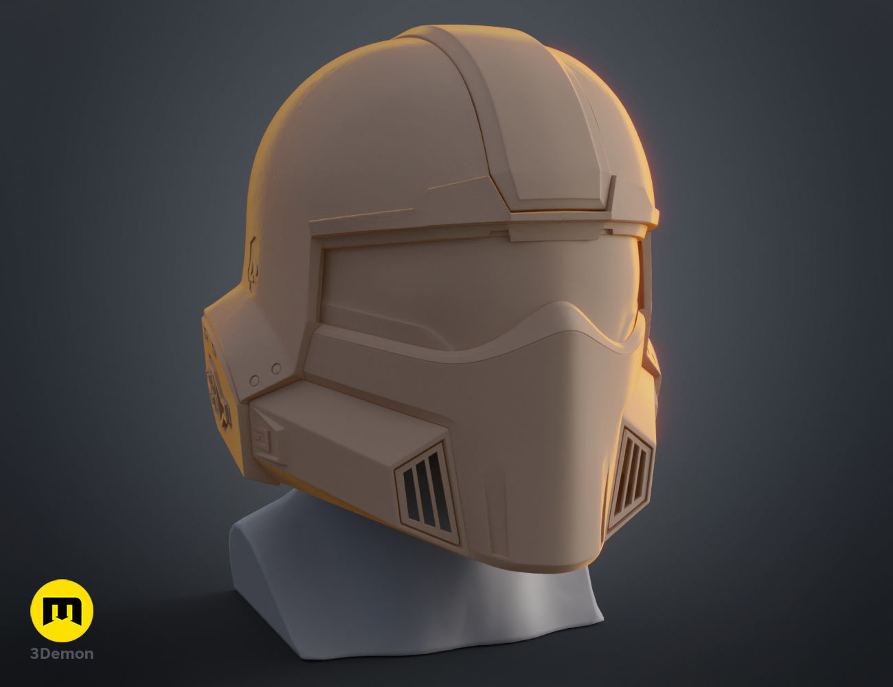 Helldivers 2 B-01 Tactical Helmet 3D print model_7
