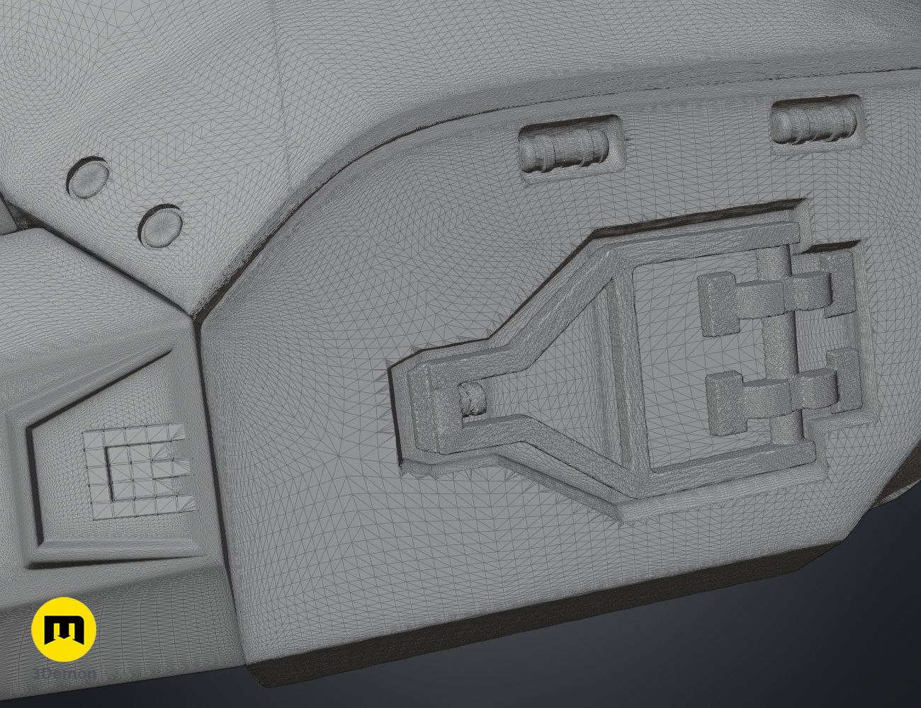 Helldivers 2 B-01 Tactical Helmet 3D print model_14