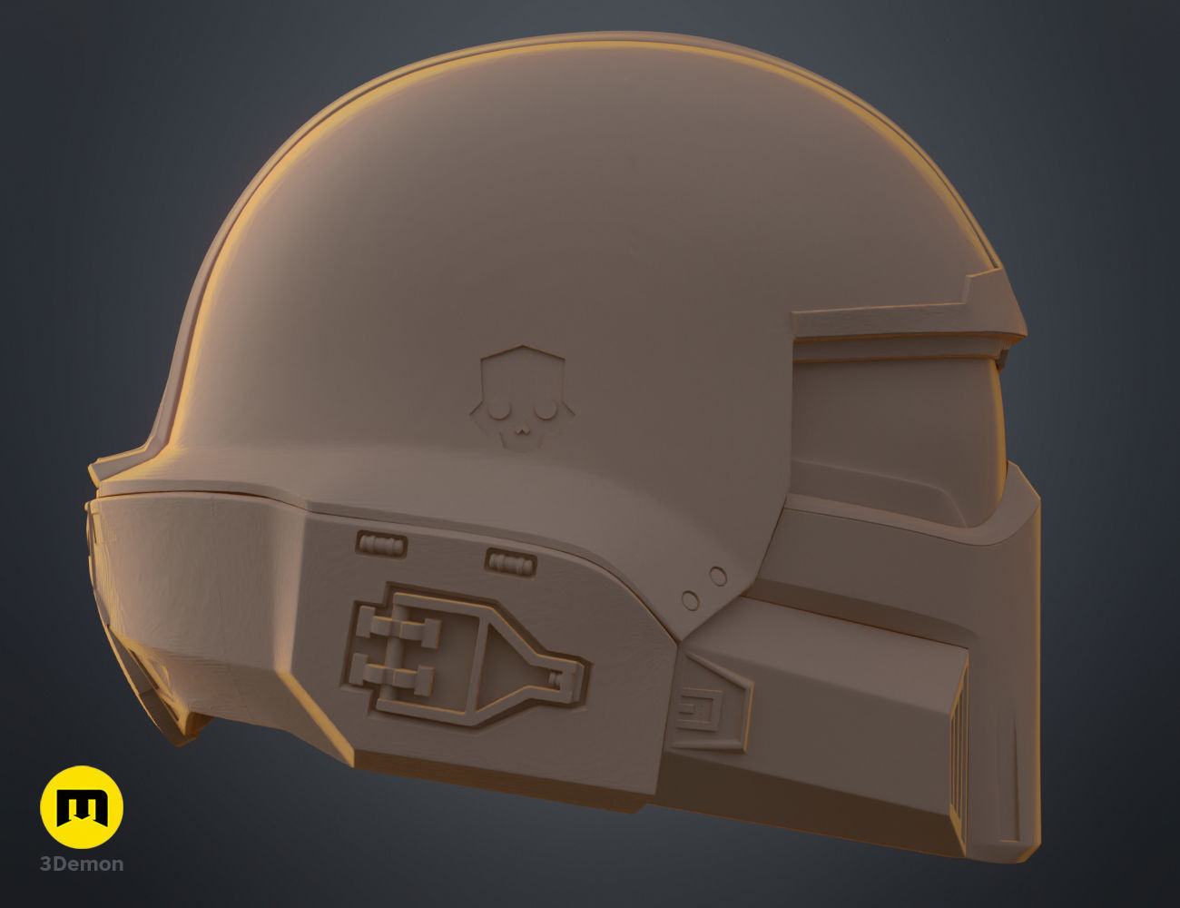 Helldivers 2 B-01 Tactical Helmet 3D print model_12