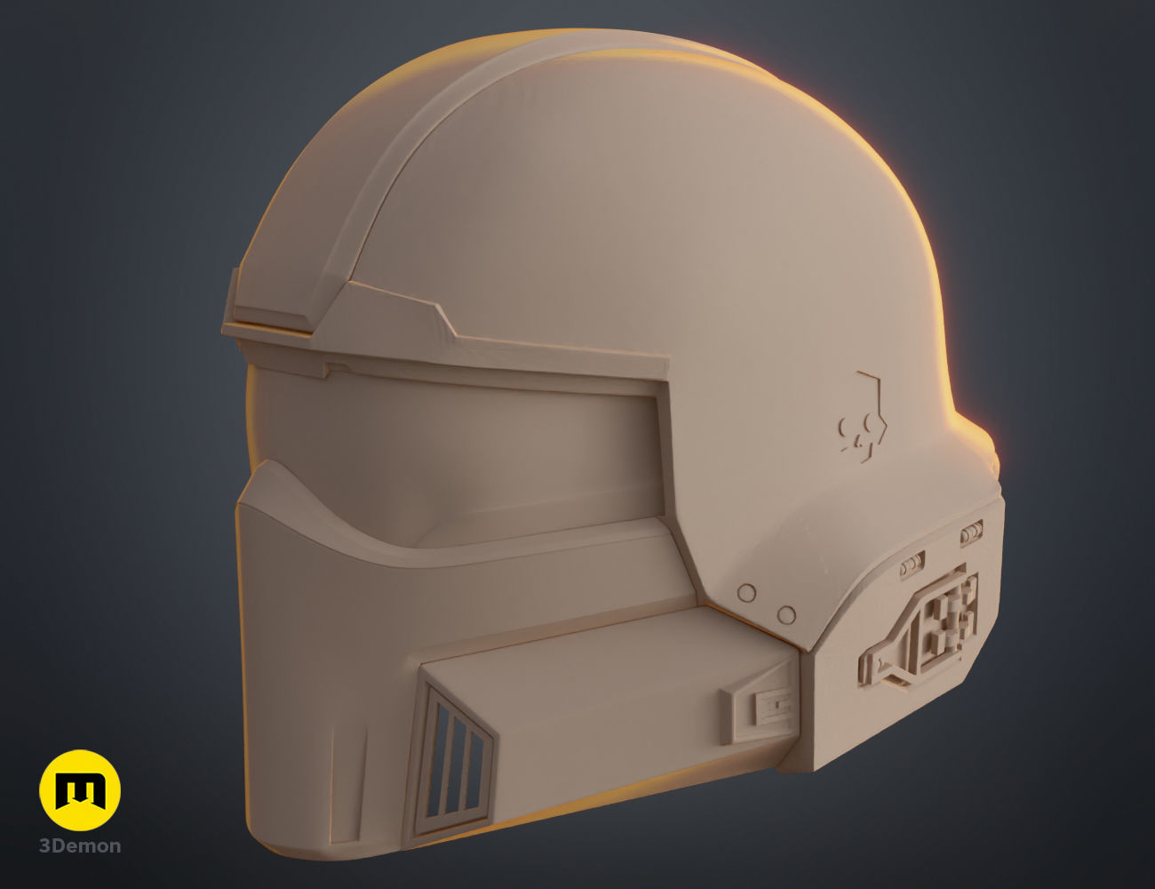 Helldivers 2 B-01 Tactical Helmet 3D print model_10