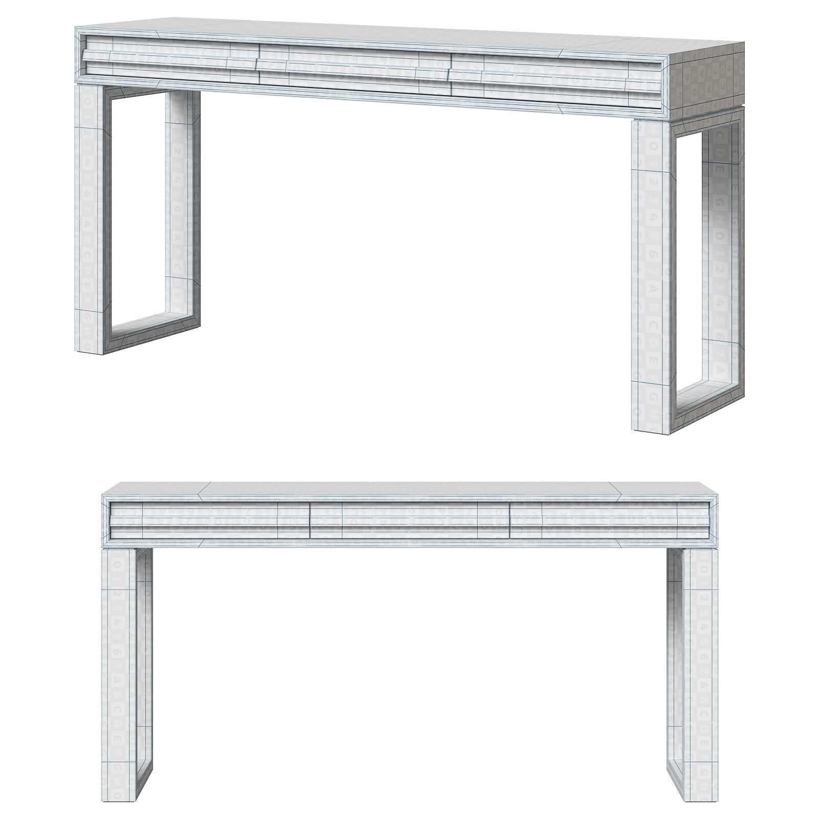 Zuster console Pearl 3D model_6