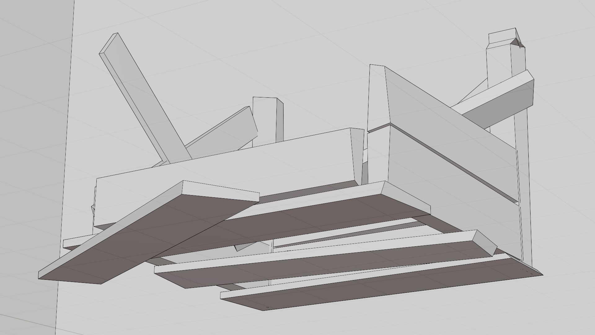 Wooden crate box Game Assets item6 3D model_29