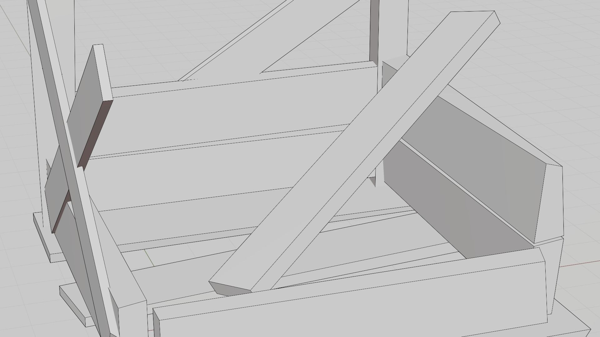 Wooden crate box Game Assets item6 3D model_30