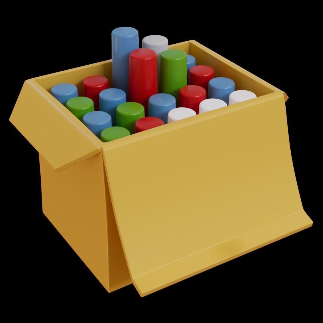 30 high quality educational objects -part 1 Low-poly 3D model_13