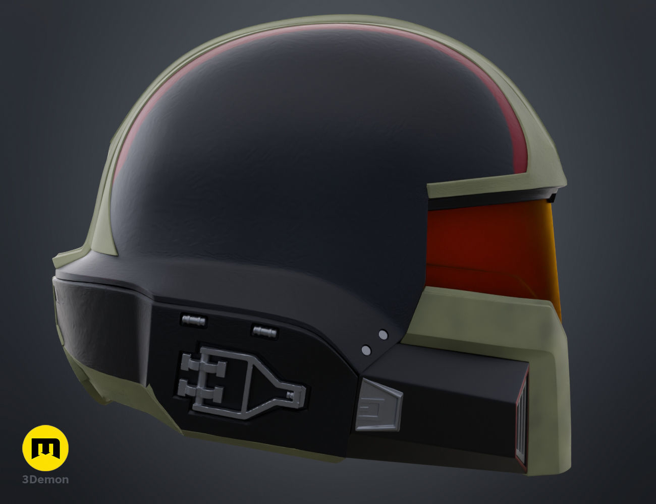 Helldivers 2 DP-11 Champion of the People Helmet 3D print model_6