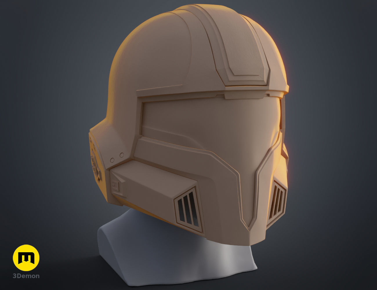 Helldivers 2 DP-11 Champion of the People Helmet 3D print model_7